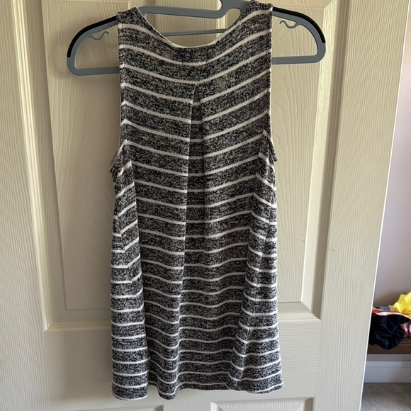 Old Navy Black and White Striped Tank Top - Picture 3 of 3